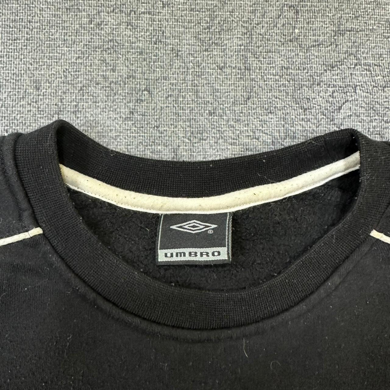 Umbro vintage big Logo Sweatshirt Sweater Crewneck schwarz L