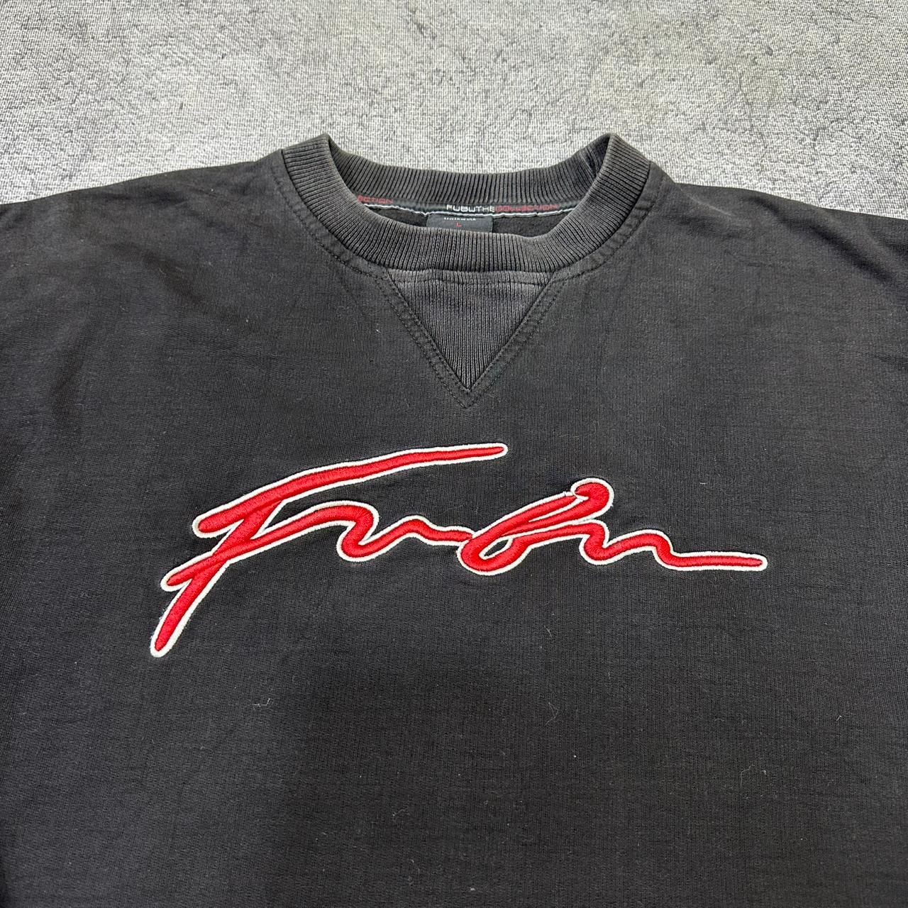 FUBU vintage 90s Sweatshirt oversized Fit Sweater Crewneck schwarz L