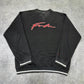 FUBU vintage 90s Sweatshirt oversized Fit Sweater Crewneck schwarz L
