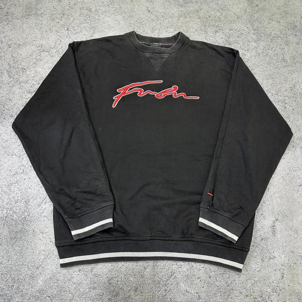 FUBU vintage 90s Sweatshirt oversized Fit Sweater Crewneck schwarz L