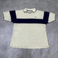 Lacoste vintage small logo embroidery T-Shirt Shirt Tee 90s streetwear grau L