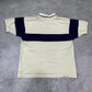 Lacoste vintage small logo embroidery T-Shirt Shirt Tee 90s streetwear grau L