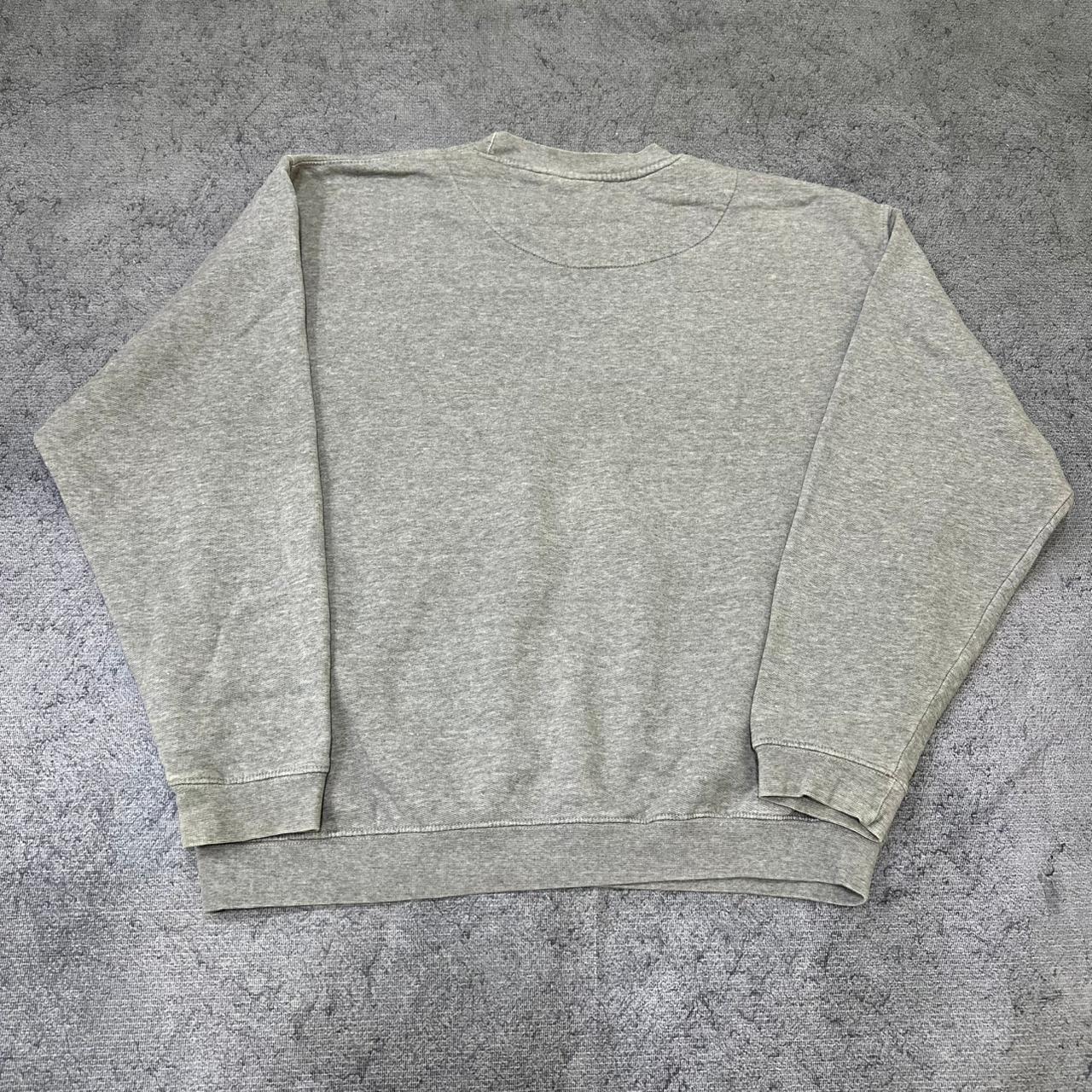 Columbia vintage big Logo Sweatshirt Crewneck Sweater grau M