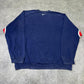 Nike Soccer Sweatshirt – Vintage Oversized Crewneck Blau – Herren XL