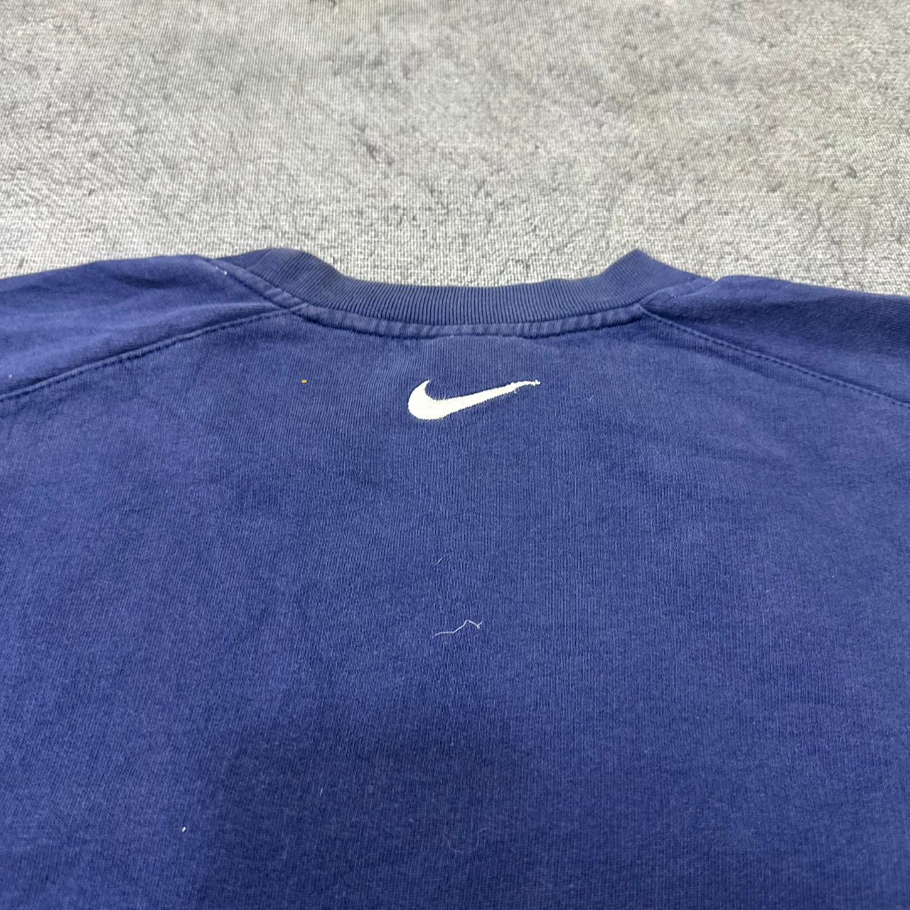 Nike Soccer Sweatshirt – Vintage Oversized Crewneck Blau – Herren XL