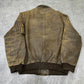 RedSkins vintage Lederjacke Leather Pilot Jacket braun XXL