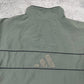 Adidas vintage big Logo Windbreaker Jacke Trackjacket grün XL