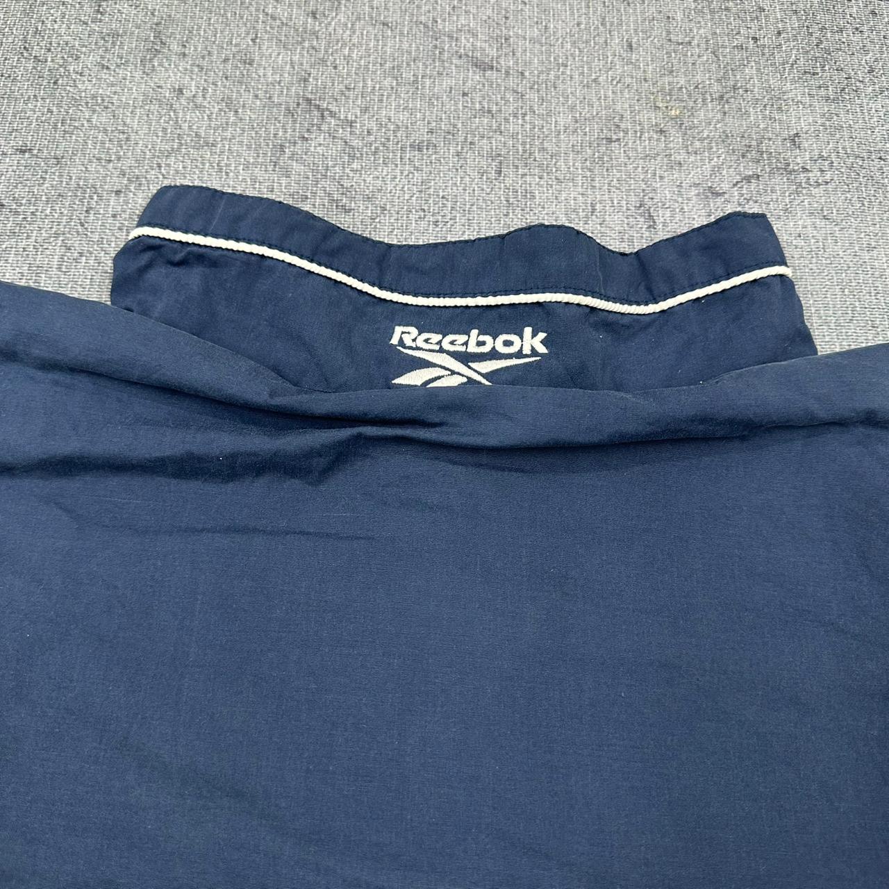 Reebok vintage Windbreaker Trackjacket leichte Jacke blau XL