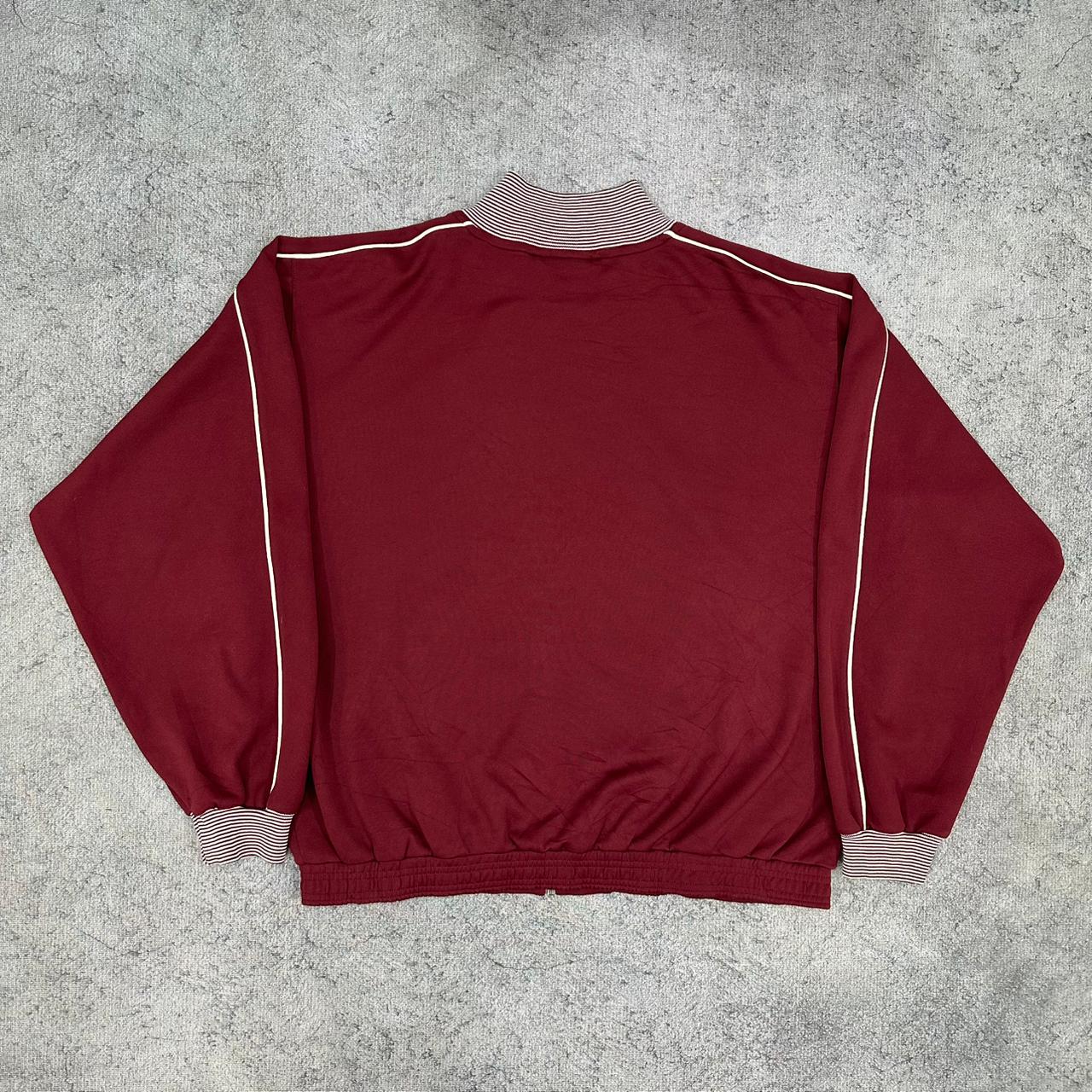 Adidas vintage Zipper Trackjacket Sportjacke streetwear rot XL