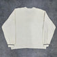Adidas vintage big Box Logo Sweatshirt Sweater Crewneck Y2K weiß XL