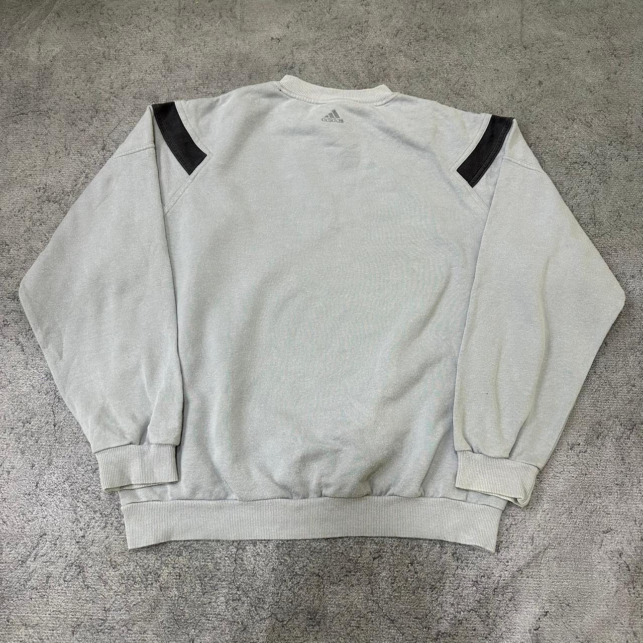Adidas vintage Y2K Sweatshirt Sweater Crewneck blau L