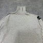 Adidas Equipment vintage Turtleneck Sweatshirt Langarm shirt grau L