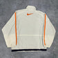 Nike vintage big Swoosh Windbreaker Trackjacket Jacke weiß M