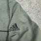 Adidas vintage big Logo Windbreaker Jacke Trackjacket grün XL