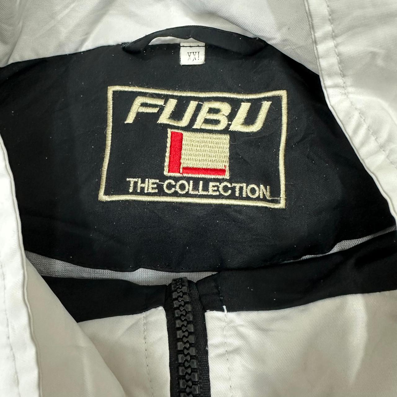 FUBU vintage big Logo Trackjacket Windbreaker Jacke schwarz XXL