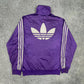 Adidas Chile 62 vintage 90s Zipper Trainingsjacke Trackjacket Jacke lila S