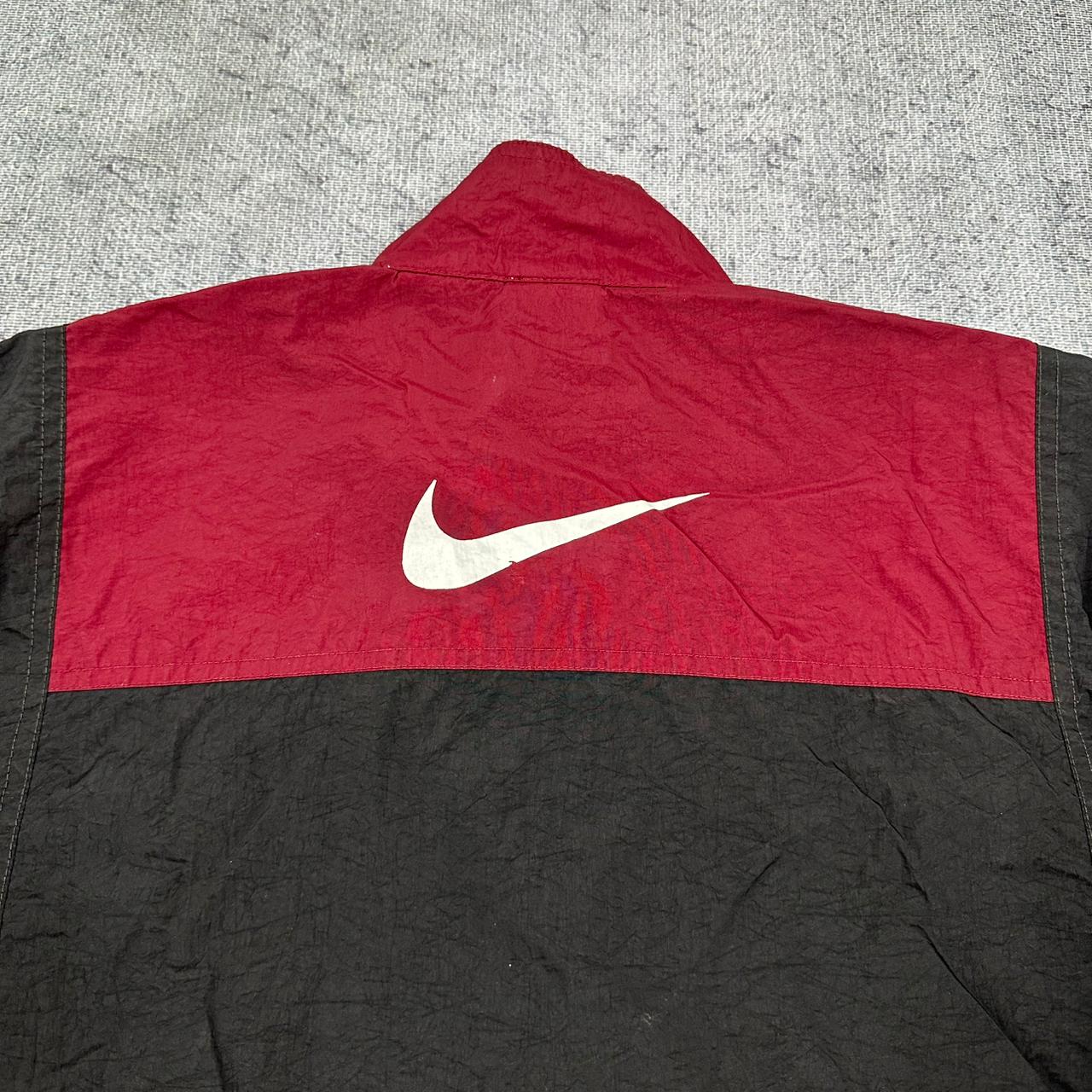 Nike vintage Windbreaker Trackjacket leichte Jacke rot S