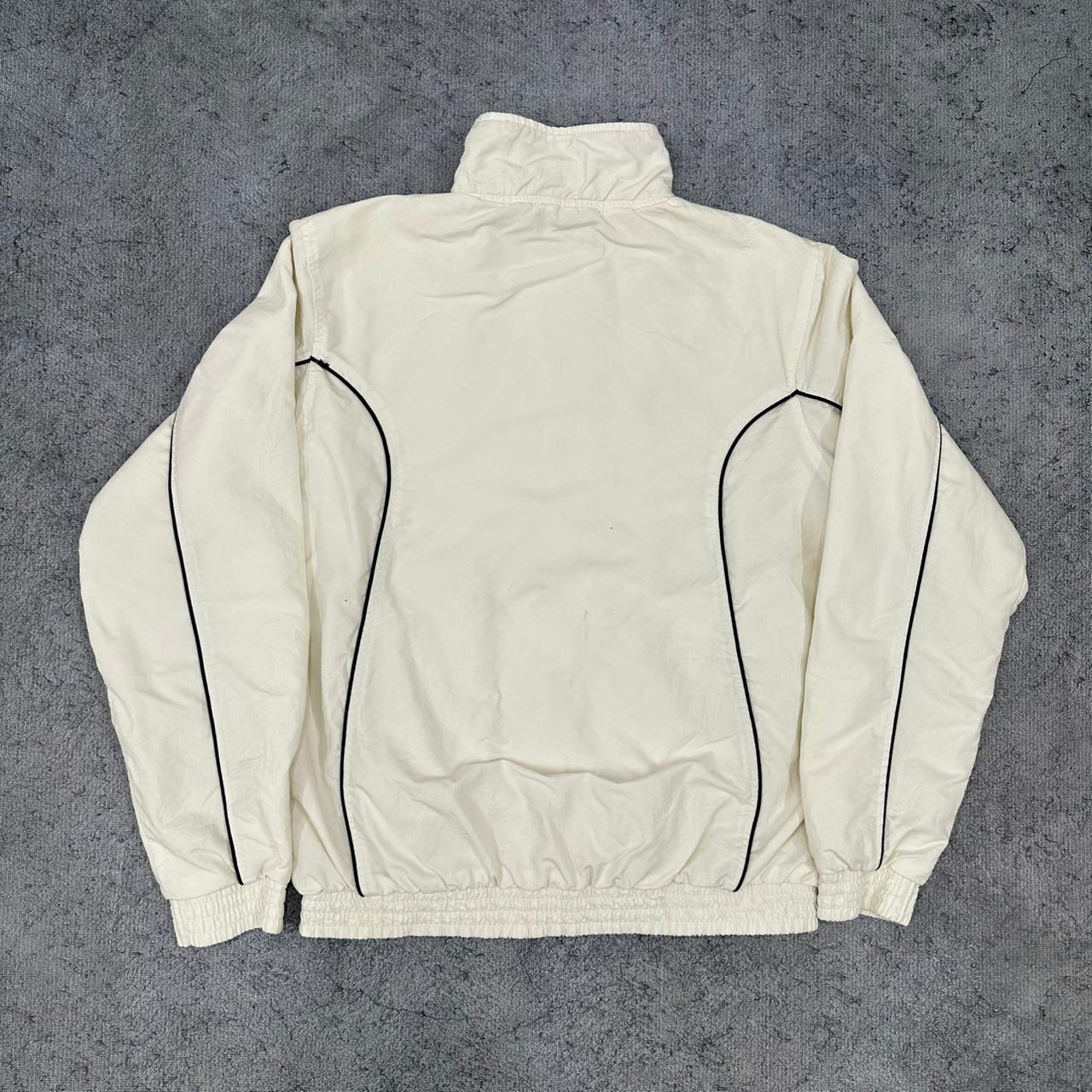 Fred Perry x Säro Lawn Tennis vintage Jacke Windbreaker Trackjacket weiß M