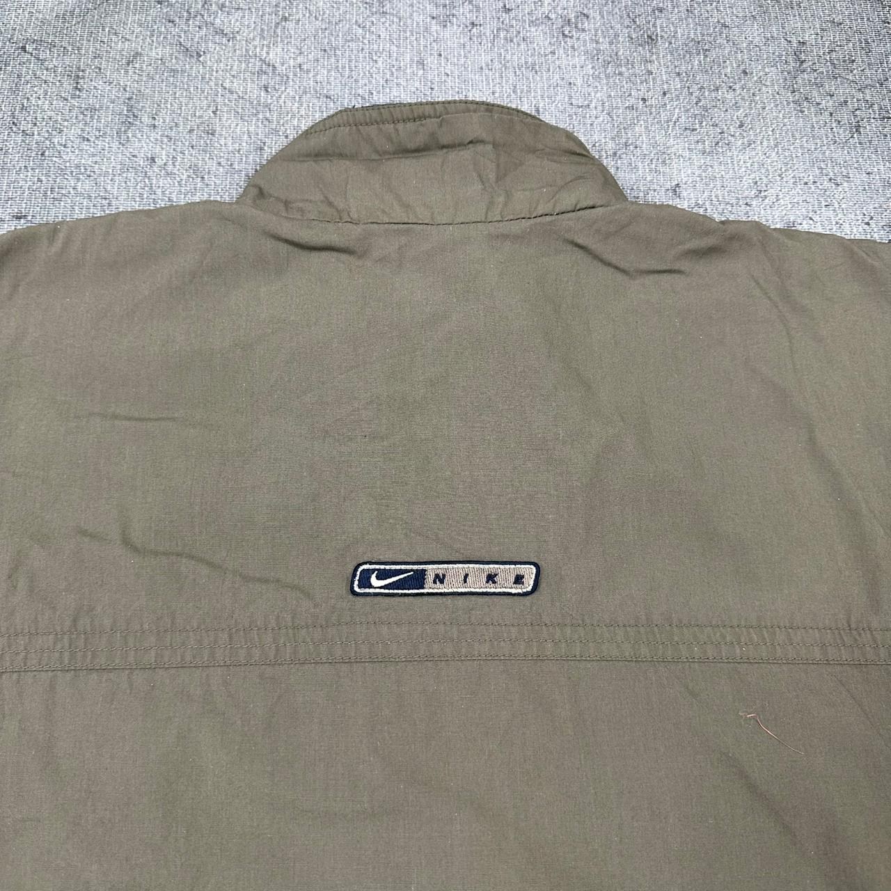 Nike vintage Windbreaker Trackjacket Jacke streetwear Khaki Grün XXL