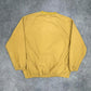 Reebok vintage big Logo Sweatshirt Varsity Jacket Windbreaker Sweater gelb XL
