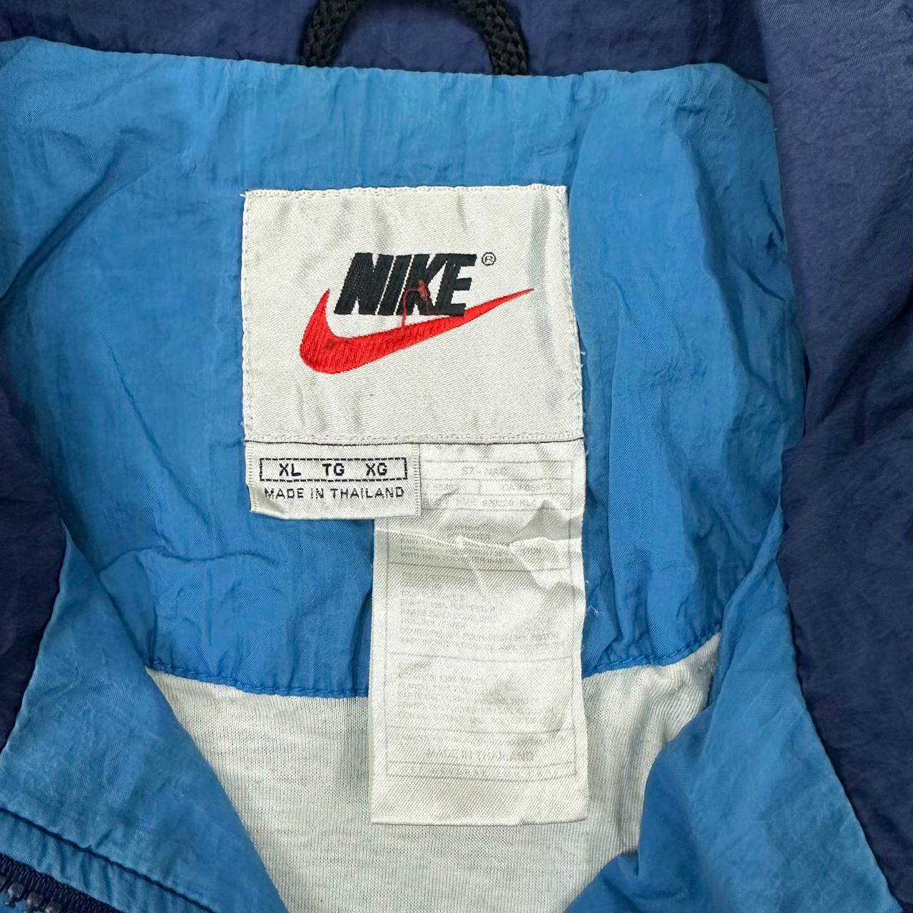 Nike vintage Trackjacket Windbreaker Jacke blau XL