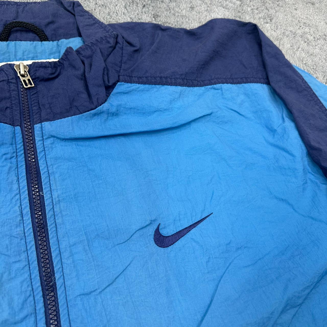 Nike vintage Trackjacket Windbreaker Jacke blau XL