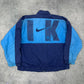 Nike vintage Trackjacket Windbreaker Jacke blau XL