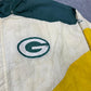 NFL Green Bay Packers vintage Football Jacke Übergangsjacke grün L