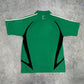 Adidas Mexico Vintage Polo in Grün, Rückansicht