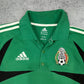 Adidas Mexico Vintage Polo in Grün, Logo-Detail