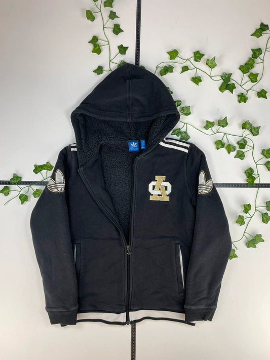 Adidas Teddy Kapuzenjacke Zipper Hoodie S - MonkeysVintage