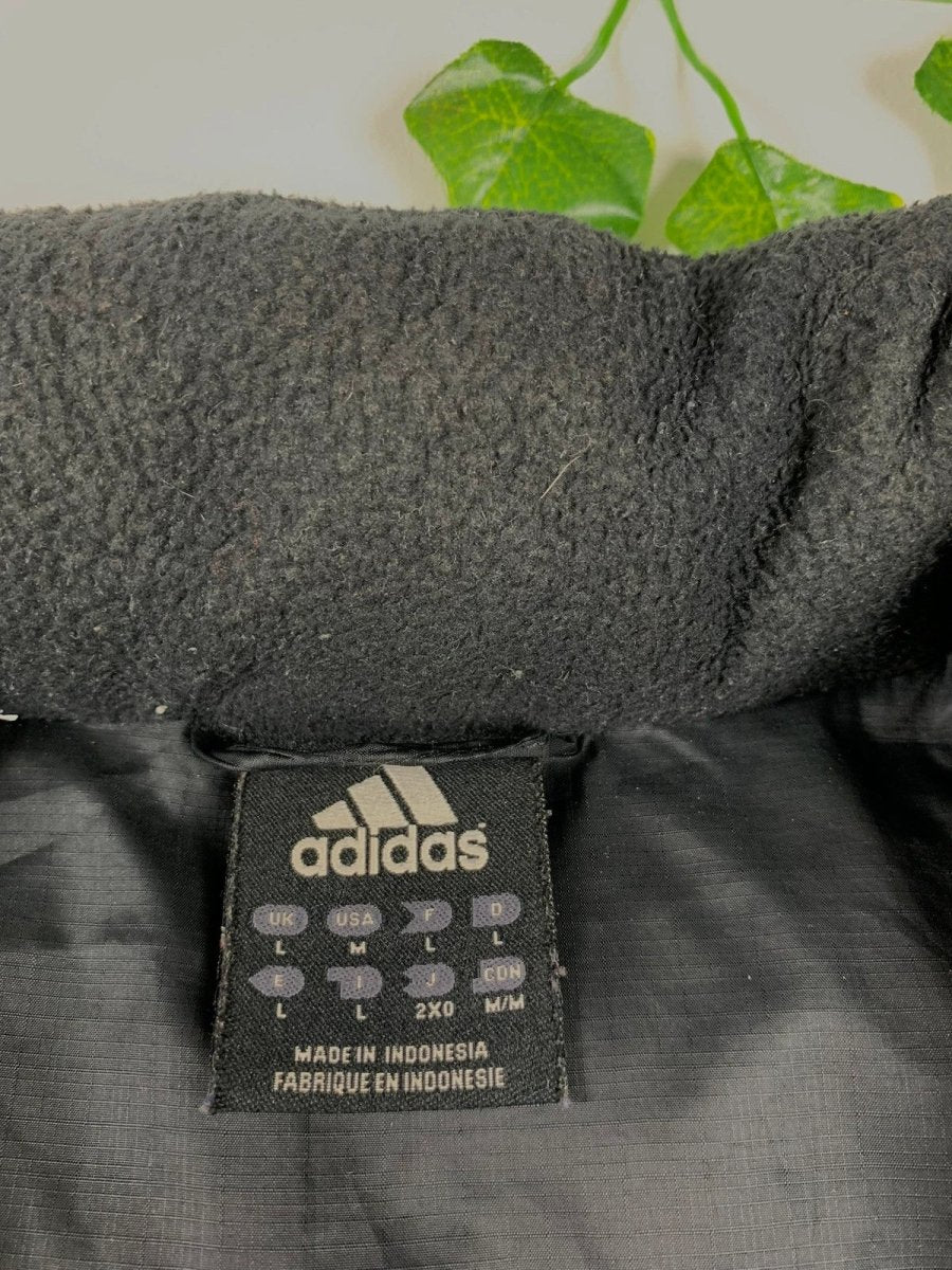 Adidas Vintage Weste Pufferweste Schwarz L - MonkeysVintage
