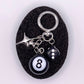 Schlüsselanhänger „Lucky Charm“  8-Ball, Würfel & Stern