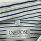 Campione Vintage gestreiftes langarm Hemd L - MonkeysVintage