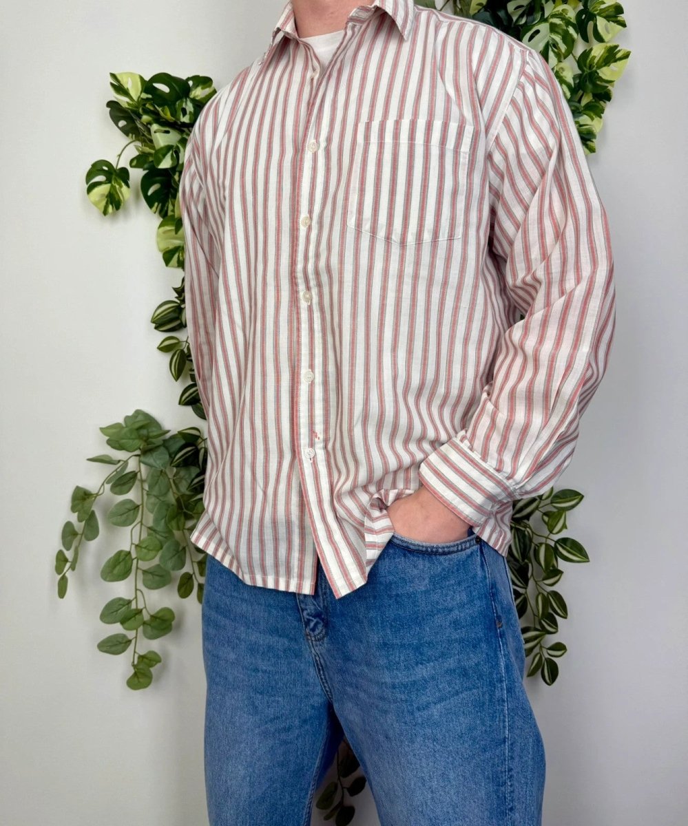 Cavenline Vintage langarm Hemd M - MonkeysVintage