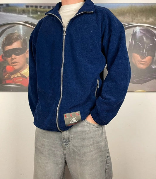 C.C.S Vintage Fleece Jacke Zipper M - MonkeysVintage