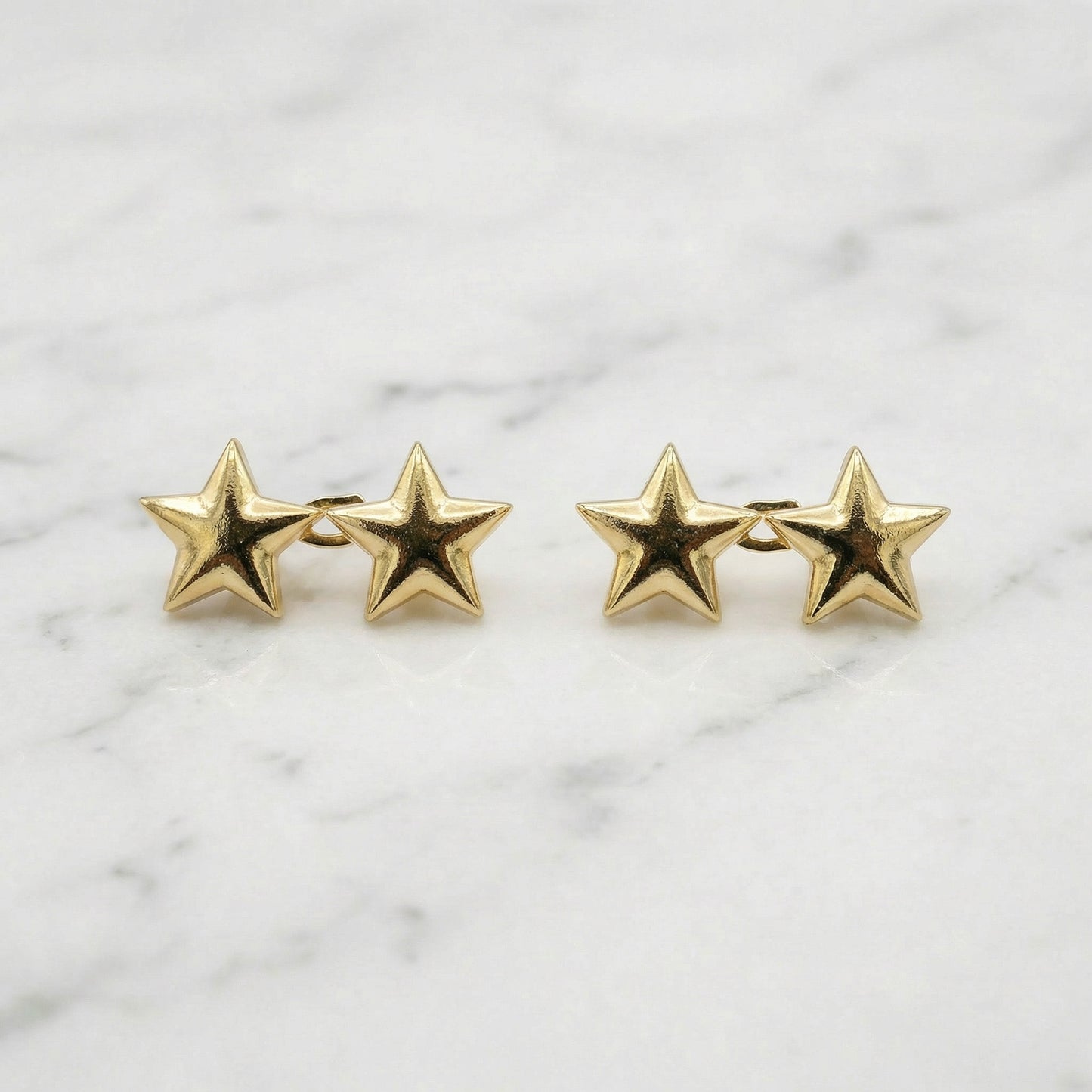 "StarClip" Gürtel Clips Silber Streetwear Belt Ersatz Croppen Stern Design Silber Gold