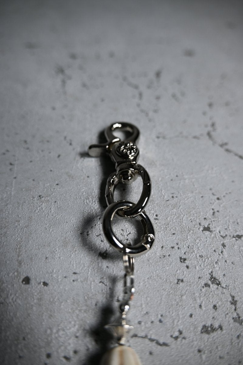 "Faithline" Vintage Style Hosenkette mit Perlen & Jesus - Medaille Kreuz – Streetwear Accessoire - MonkeysVintage