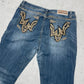 Grace LA Vintage Low Waist Y2K Baggy Jeans L - MonkeysVintage
