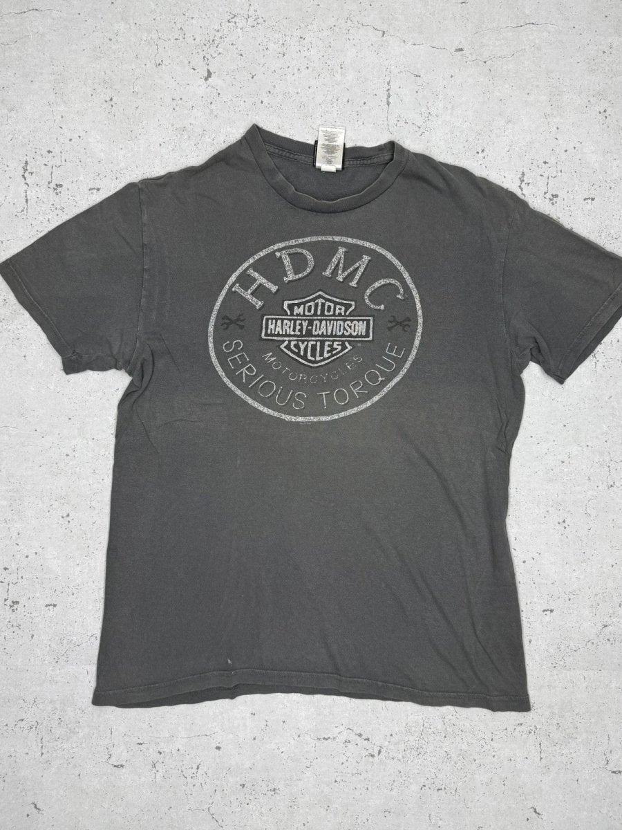 Harley Davidson Vintage T-Shirt Shirt Grau L - MonkeysVintage