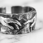 "Adams" Streetwear silber Ring größenverstellbar Art silver