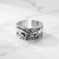 "Adams" Streetwear silber Ring größenverstellbar Art silver