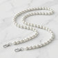"Lunar Pearl" Streetwear Perlen Hosenkette mit Strass Details Y2K Pants Chain