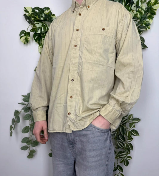 New Spirit Vintage Langarm Hemd L - MonkeysVintage