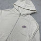 Nike Vintage Kapuzenjacke Zipper Hoodie Weiß S - MonkeysVintage