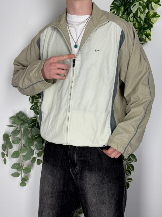Nike Vintage Y2K Windbreaker Trackjacket Zipper XL - MonkeysVintage