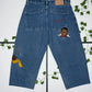 Platinum Fubu Vintage Fat Albert Hip Hop Baggy Jeans W36 - MonkeysVintage