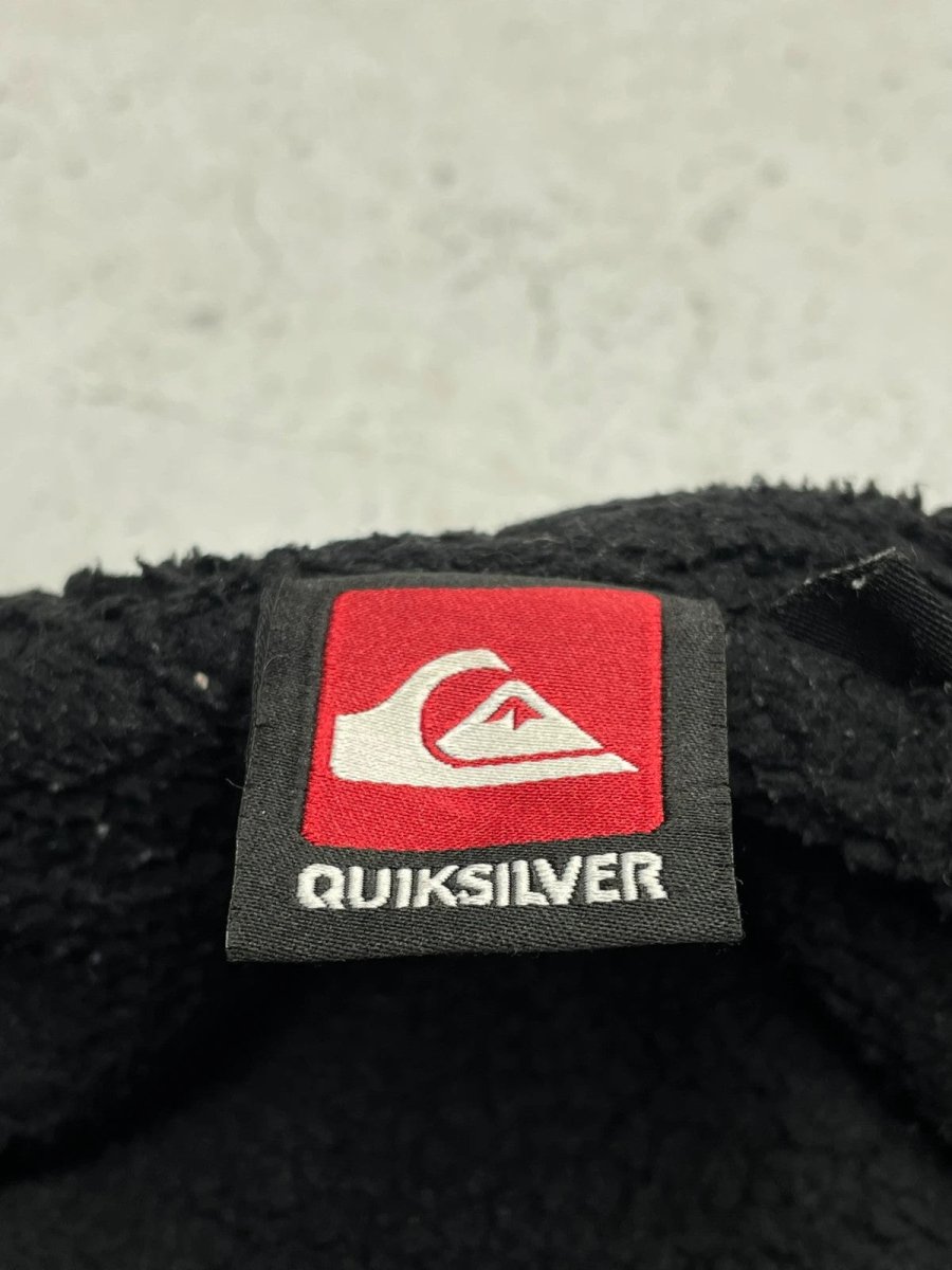 Quicksilver Zipper Jacke Teddy Grau S - MonkeysVintage