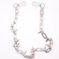 "Silver Fang" - Silberne Hosenkette mit Spikes | Punk Rock Style Accessoire - MonkeysVintage