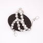 „Silver Pearl“ Perlen - Hosenkette Wallet Chain mit Silber - Details Y2K Streetstyle - MonkeysVintage